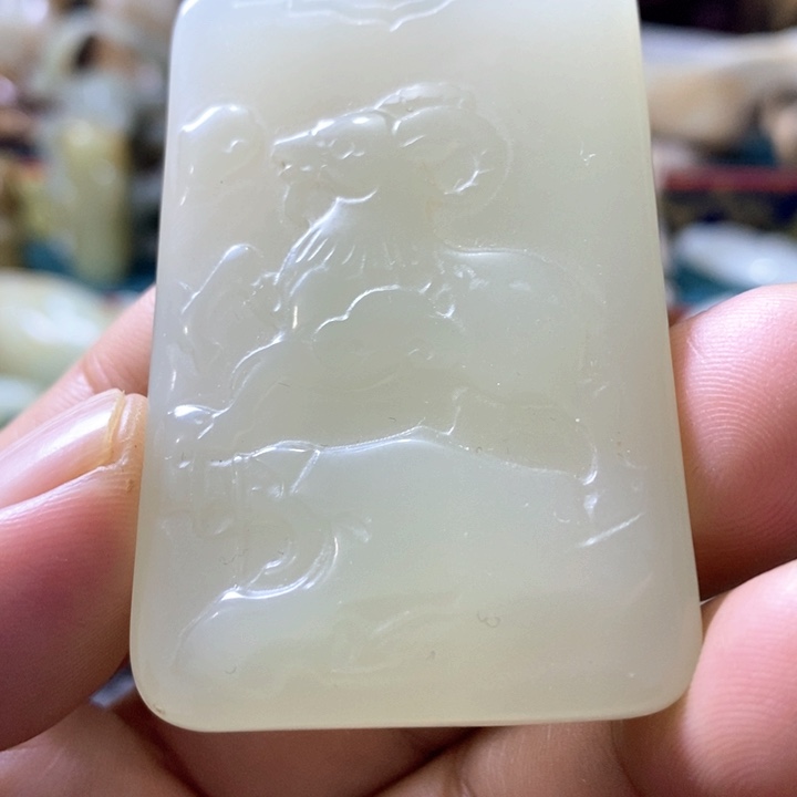 和田玉（糖玉）22K金镶嵌手链