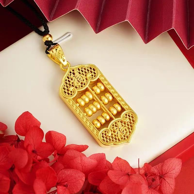 合金吊坠 网红新款（转运算盘）吊坠气质时尚百搭潮流精美素款