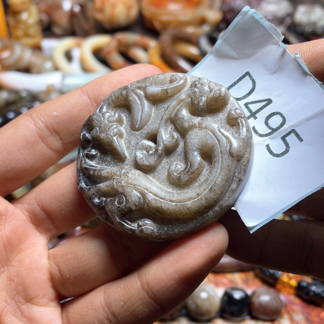 和田玉（糖玉）挂件未镶嵌