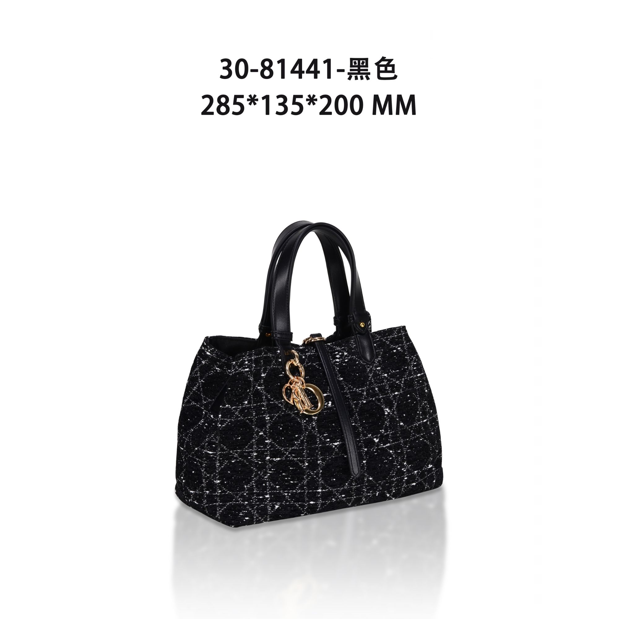 佑一【RAIN.CUN】GQ-81441-黑色轻奢时尚百搭气质女包