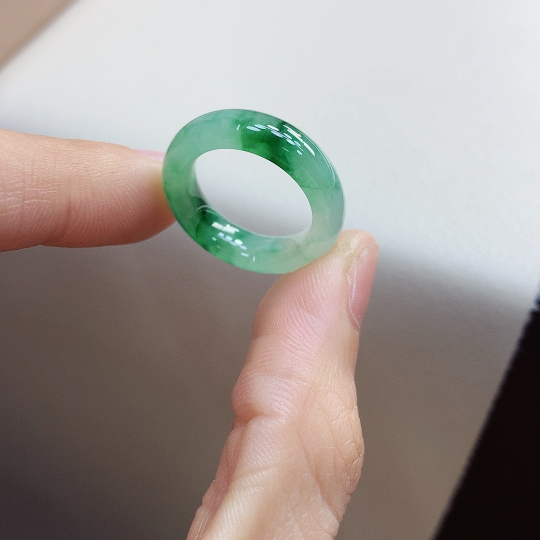 翡翠戒指未镶嵌11号