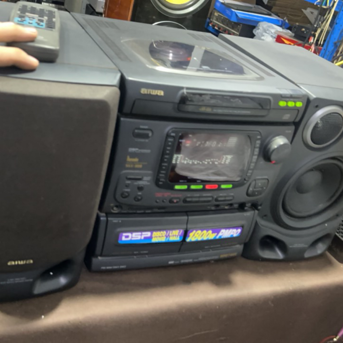 8新 aiwa/爱华 999 大组合音箱（需要维修）