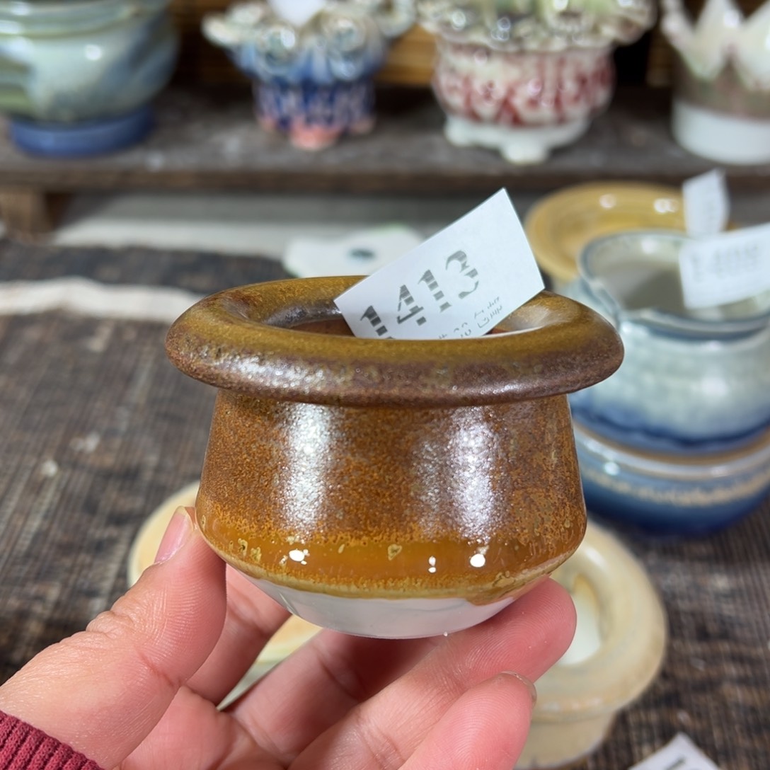 红陶景德镇手工花盆