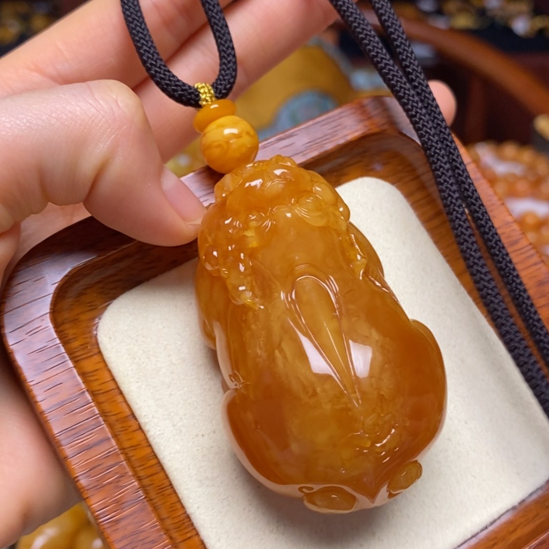 【闪购商品】蜜蜡颈饰未镶嵌项链