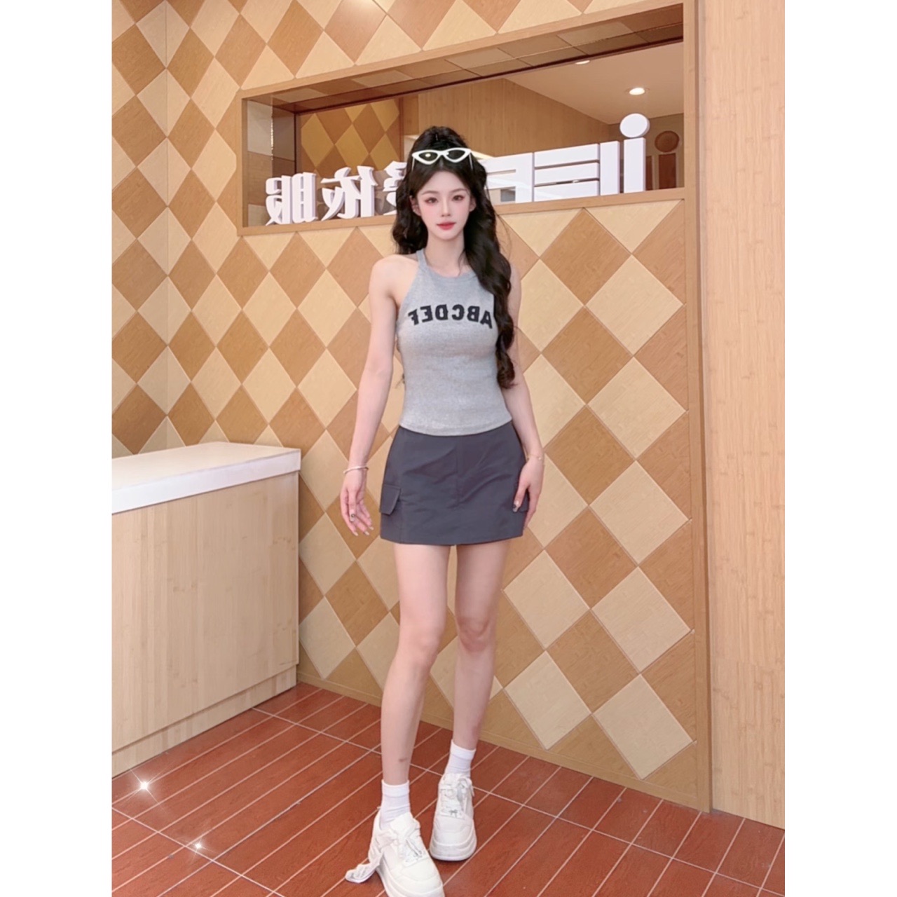 IEF/爱依服2025新款夏季时尚上下套裙