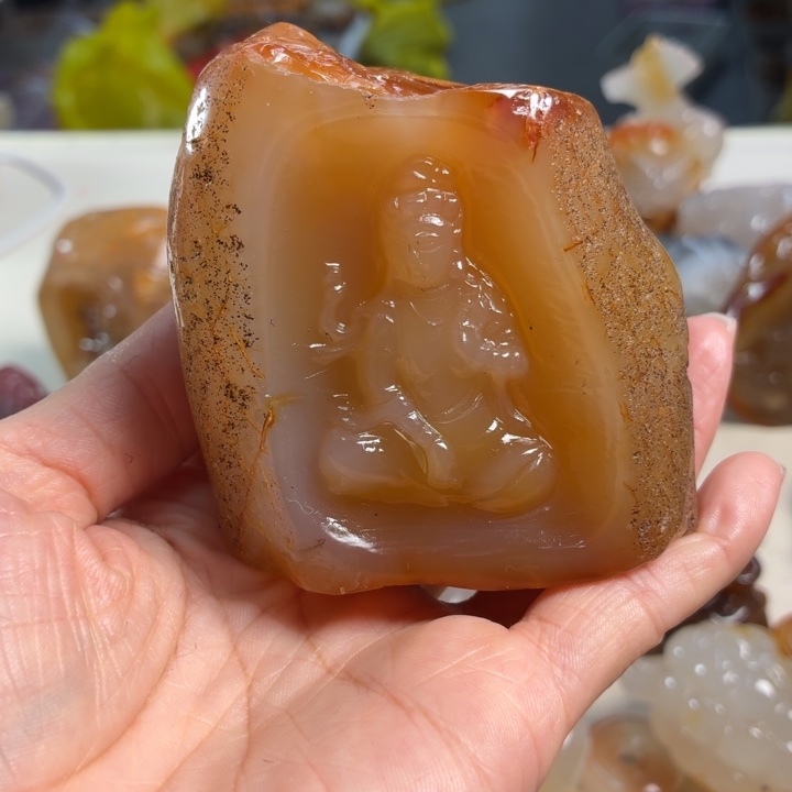 玛瑙/玉髓未镶嵌吊坠(不含链)
