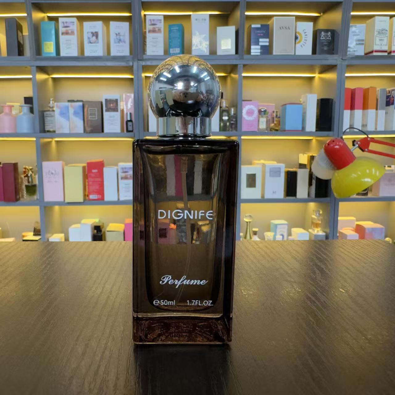 【乌木佛手柑50ml】DIGNIFE/等黎妃中性香清新香氛黑金香水女士银色