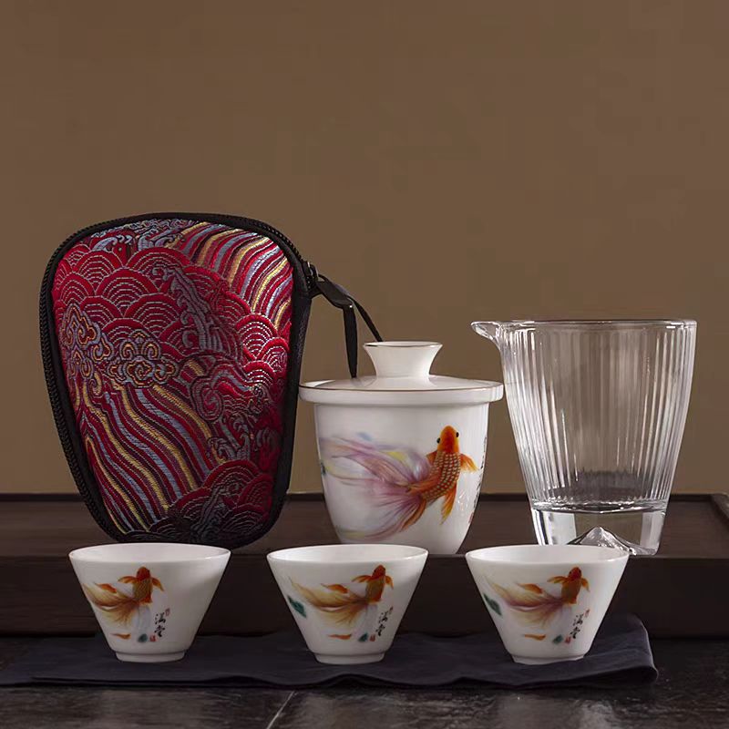 C108-连年有鱼旅行茶具AS