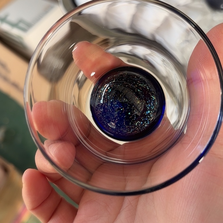 玻璃手工艺品玻璃茶器清杯斑斓