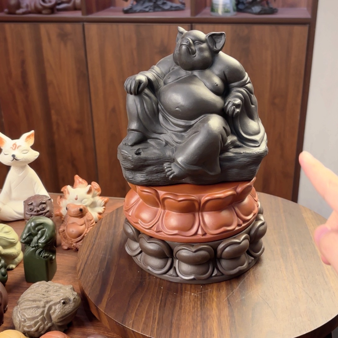 吃***灰紫砂茶宠紫砂的味道