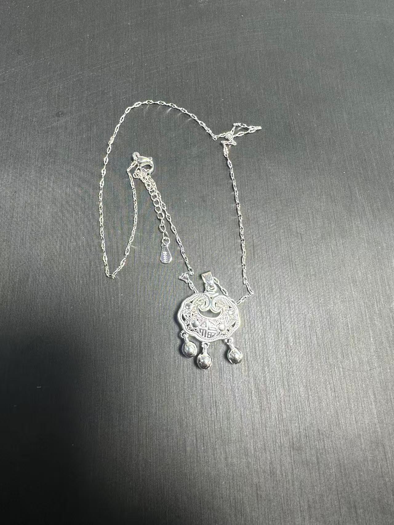 YZ011银吊坠 时尚简约精品吊坠 无礼盒