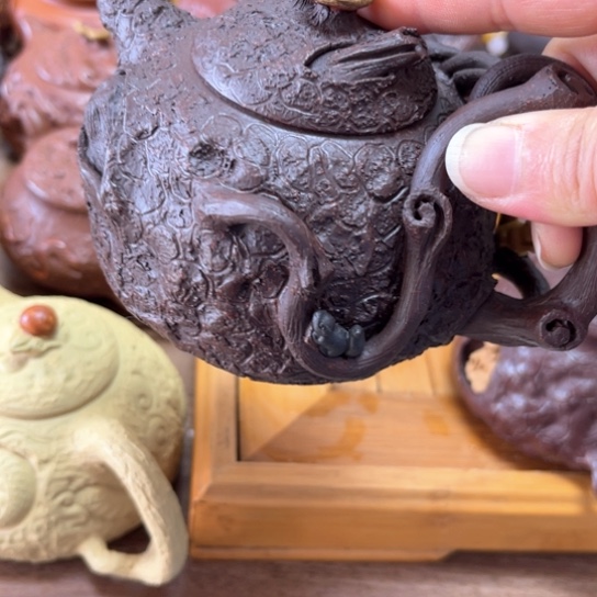 紫砂茶案文****园紫砂茶具套装特价