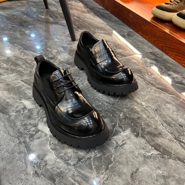 纯皮商务休闲男鞋小一码拍