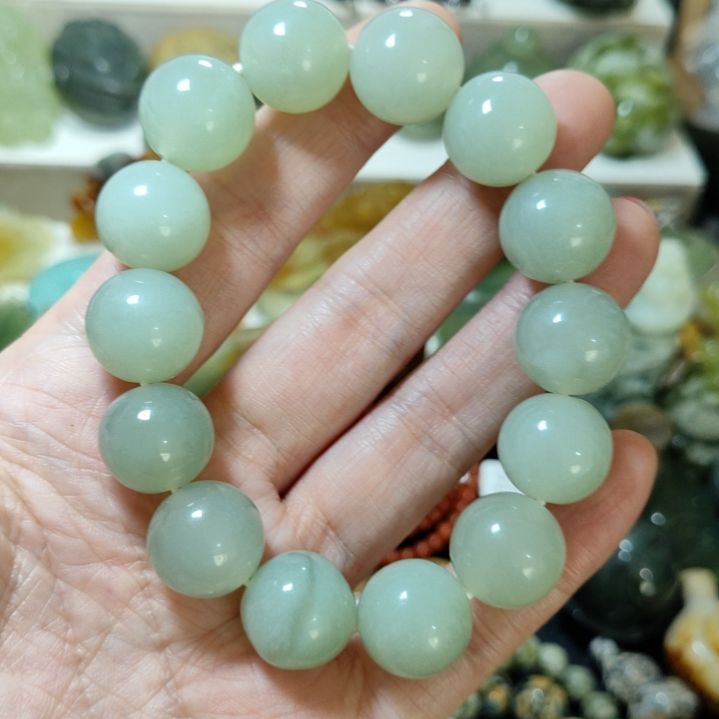 岫玉手串款式未镶嵌