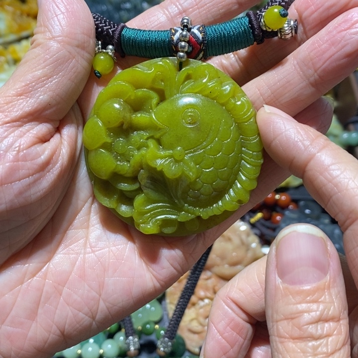 岫玉岫玉吊坠未镶嵌