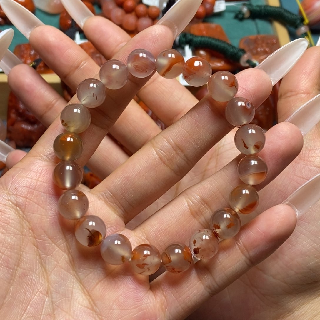 手串未镶嵌南红玛瑙10m m