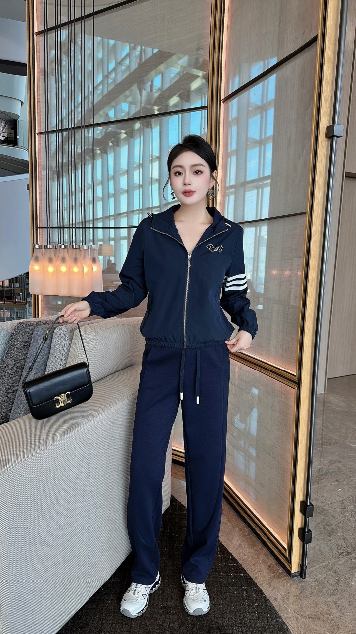 2025春夏新款休闲蓝灰窄版弯刀裤