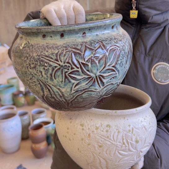 紫砂花盆高17口20————-