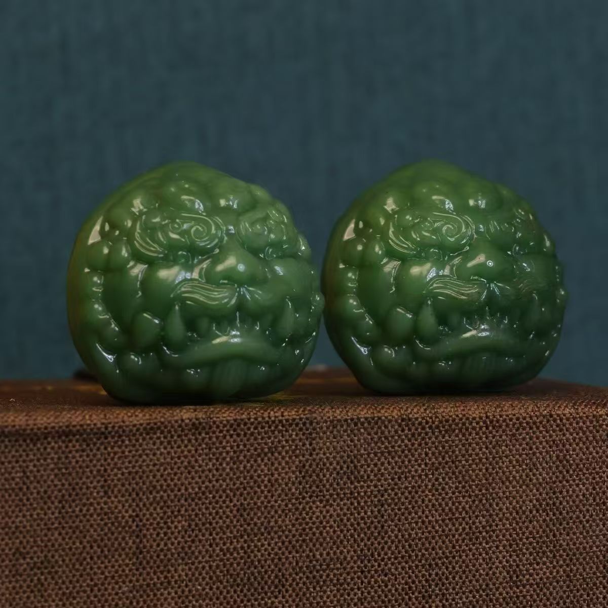 （心选好物）碧钰 招财 兽手把件