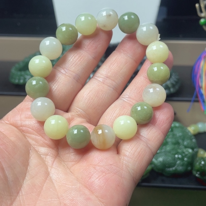 和田玉（糖玉）未镶嵌手链和田玉手链