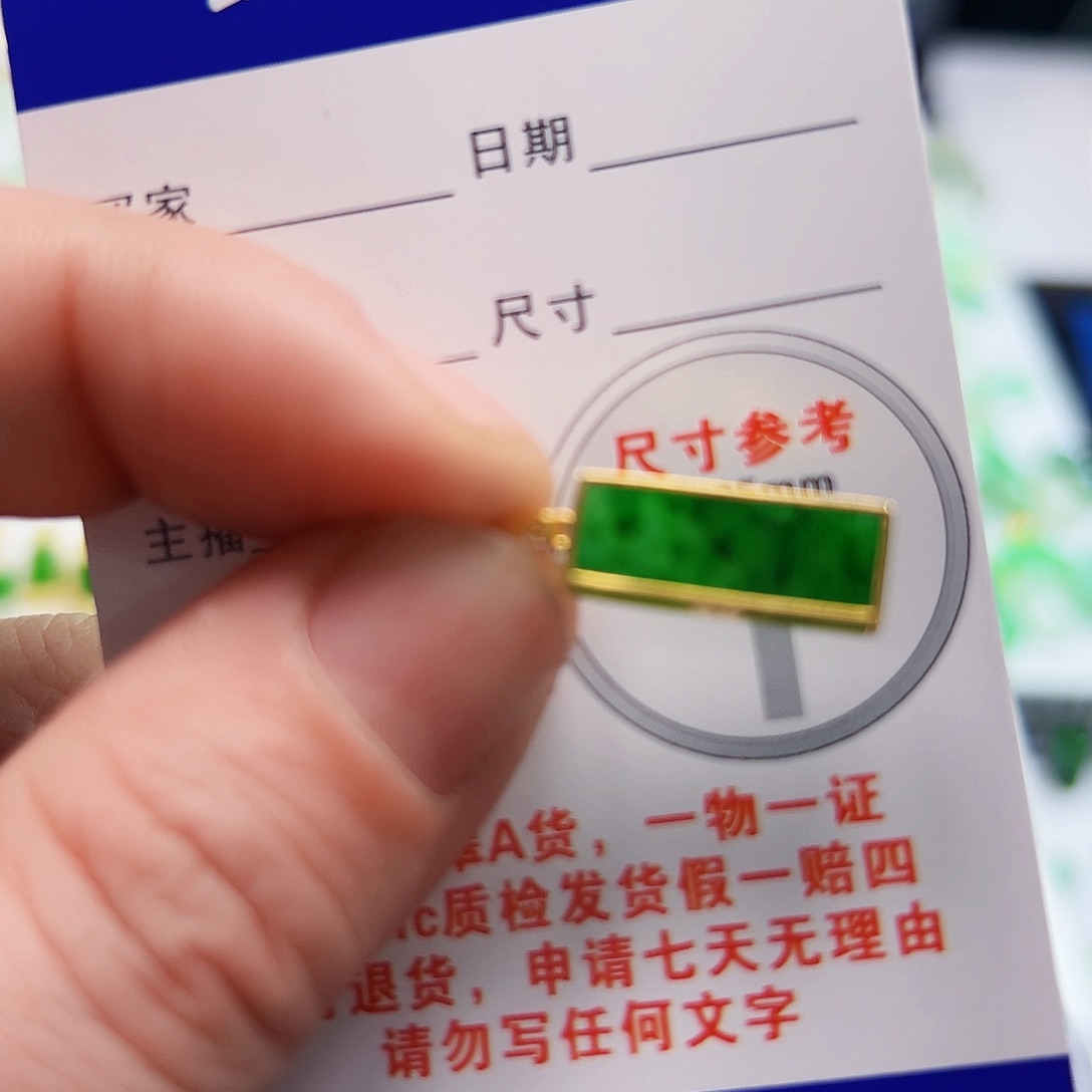 翡翠项链18K金镶嵌R****l翡翠