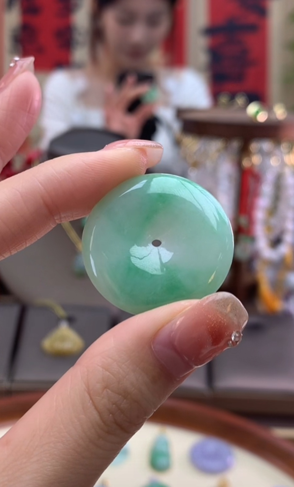 天然缅甸A货吊坠