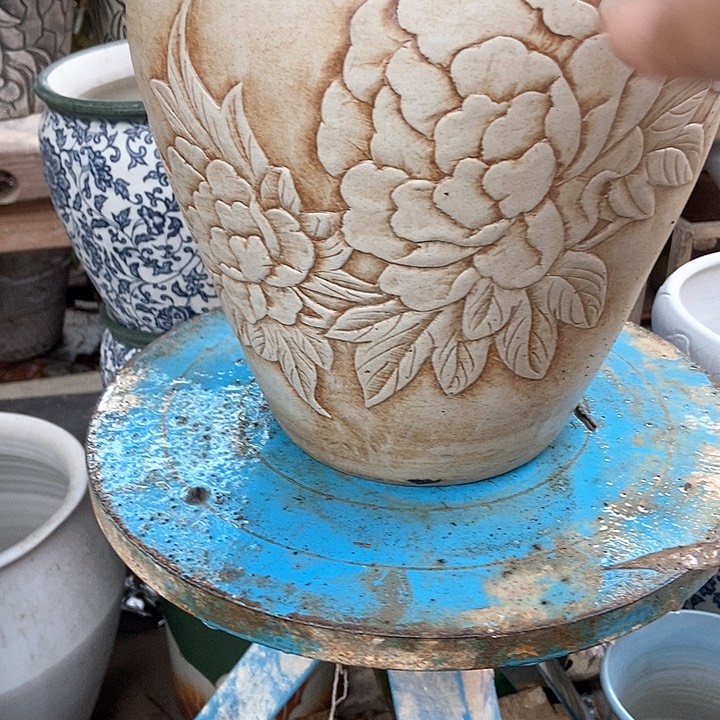 盘高度22内扣17 艺术陶瓷