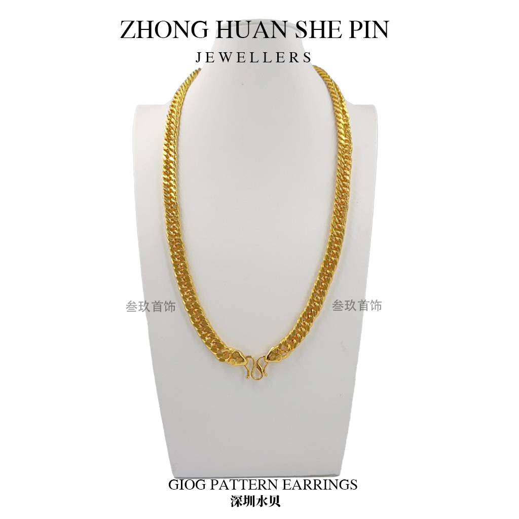 合金项链 男款老板项链马鞭链子手工首饰-03