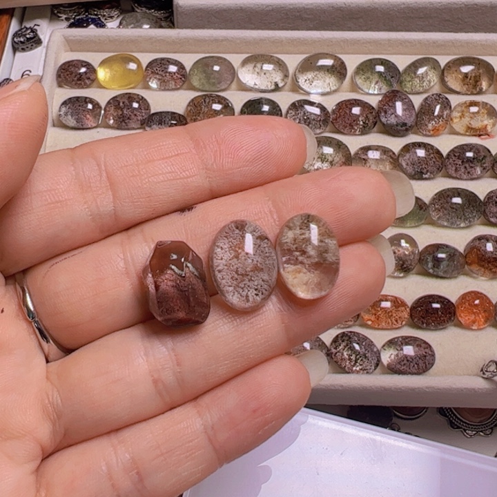 水晶手链银S800镀金镶嵌Y****G