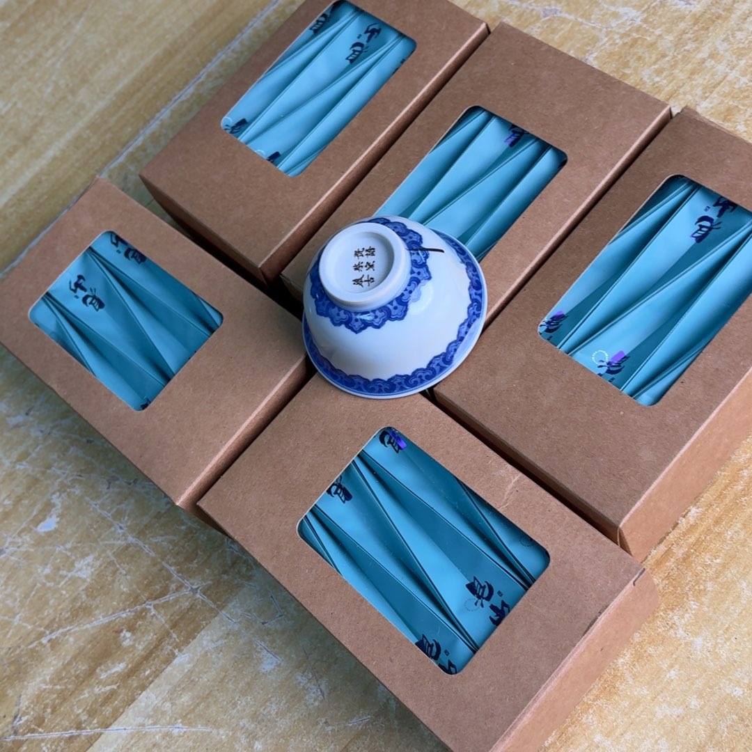 摆件瓷瓷语微瑕一组