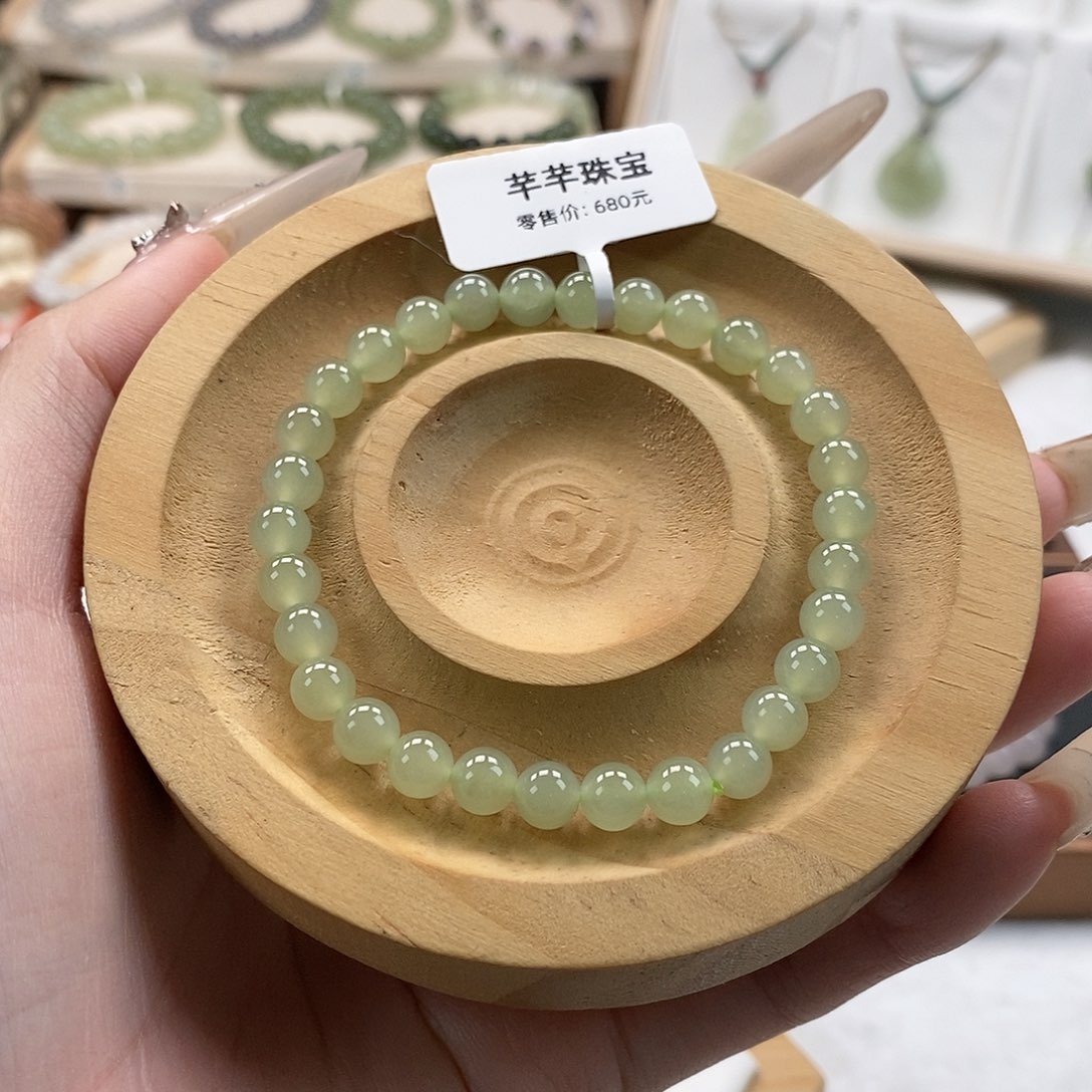 和田玉手链未镶嵌