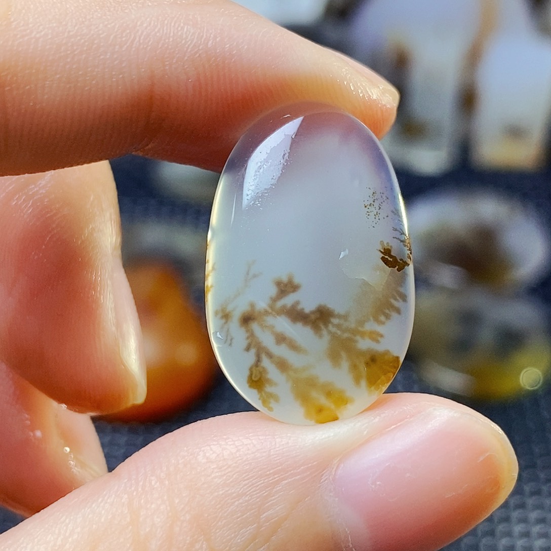 未镶嵌玛瑙/玉髓珠宝半成品