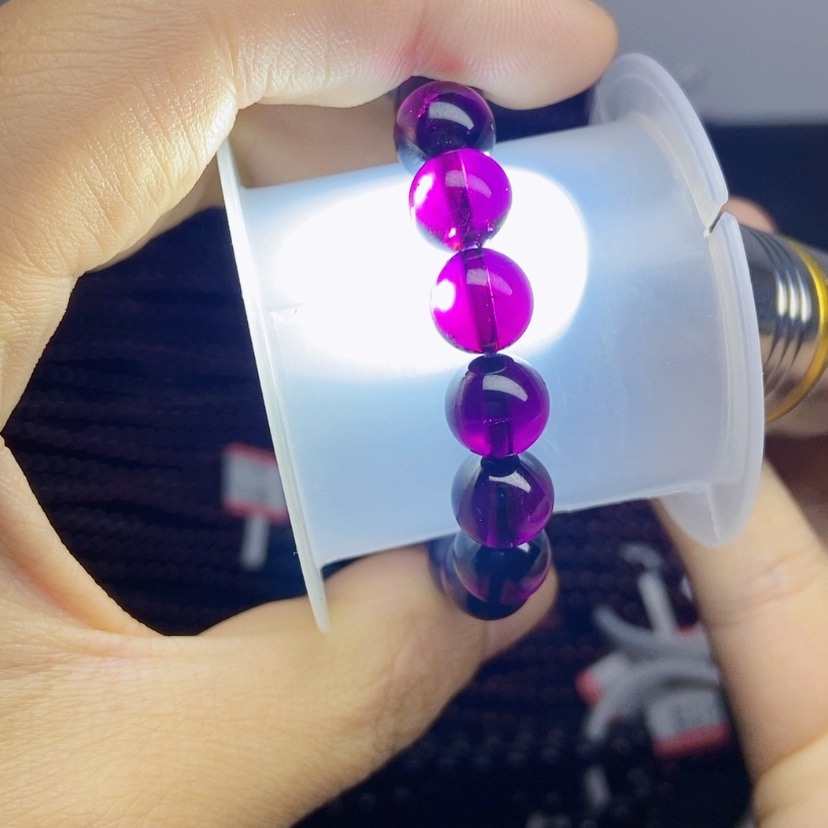 【闪购商品】石榴石（紫牙乌）手链未镶嵌