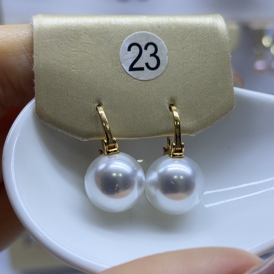 海水珍珠耳饰未镶嵌