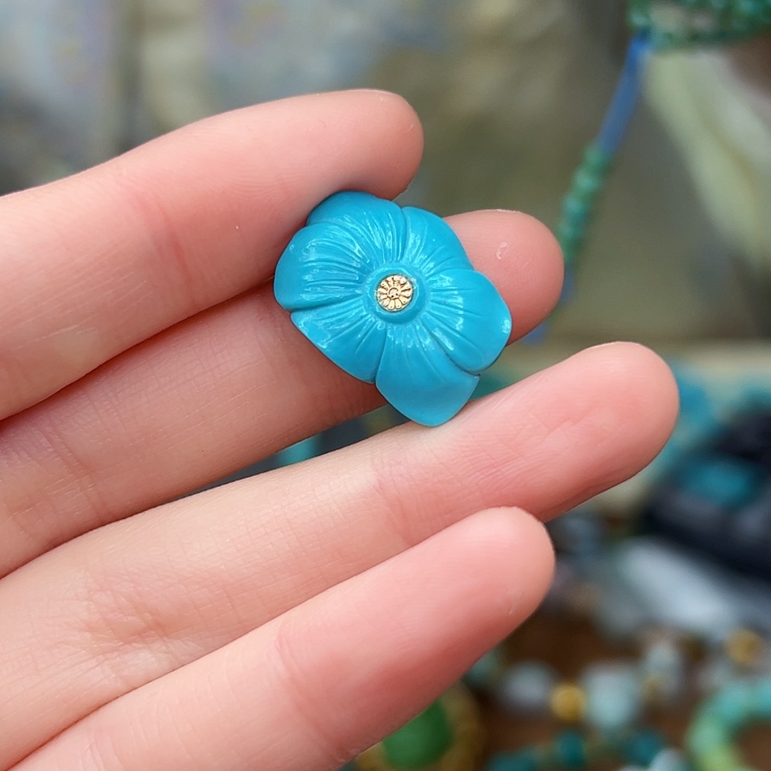 绿松石珠宝奇石未镶嵌