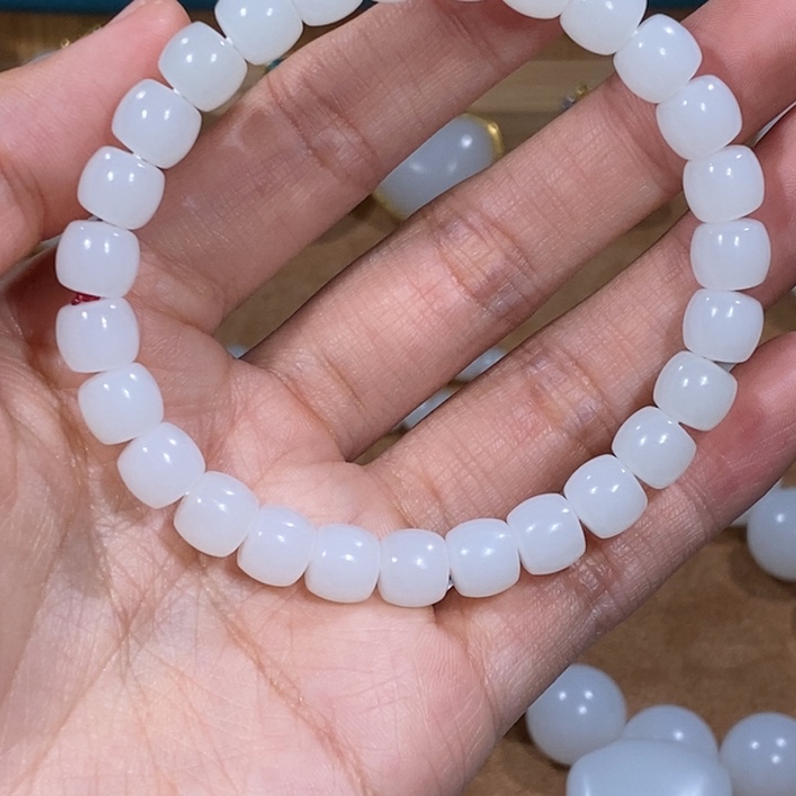 和田玉手串未镶嵌