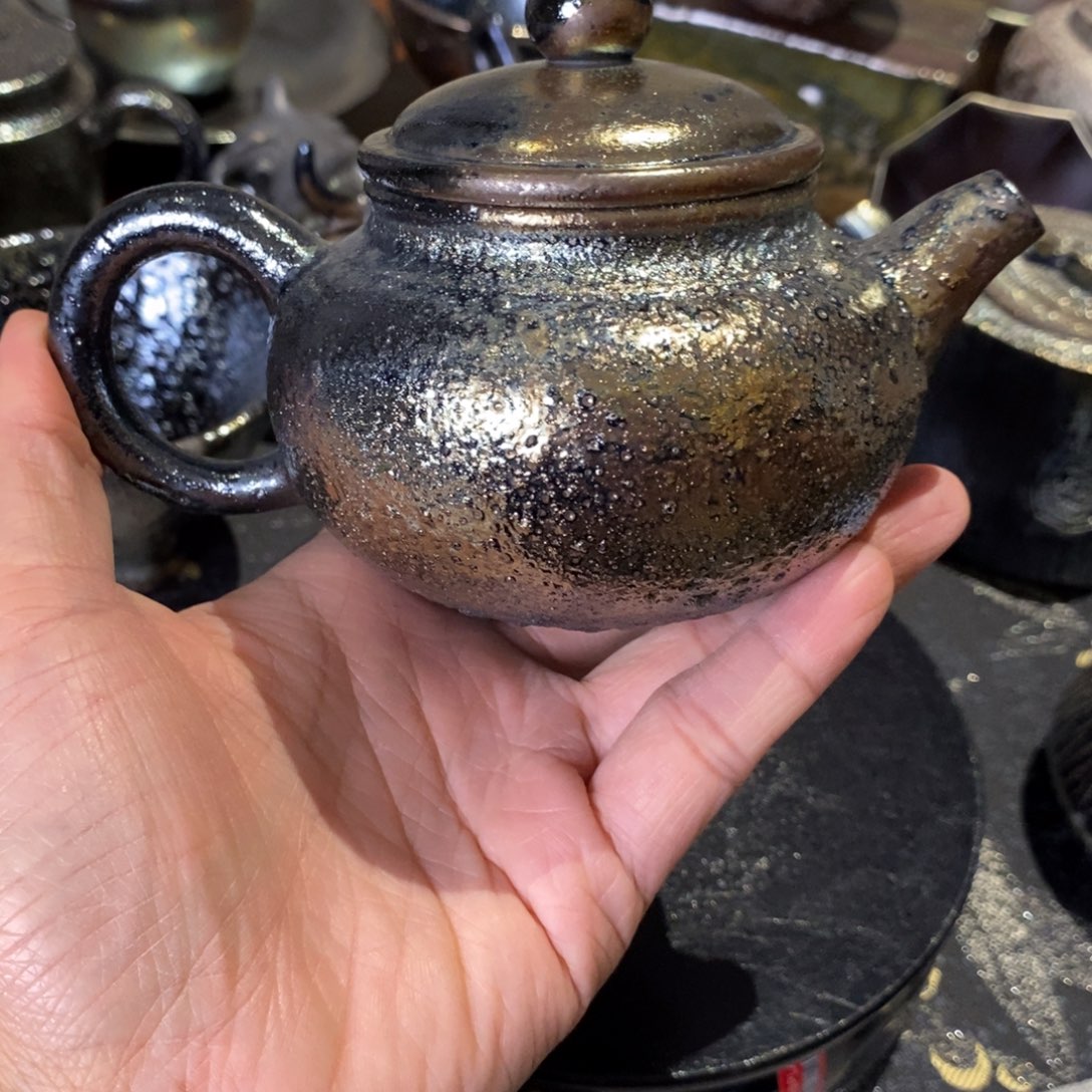 皓***空建水紫陶柴烧茶器