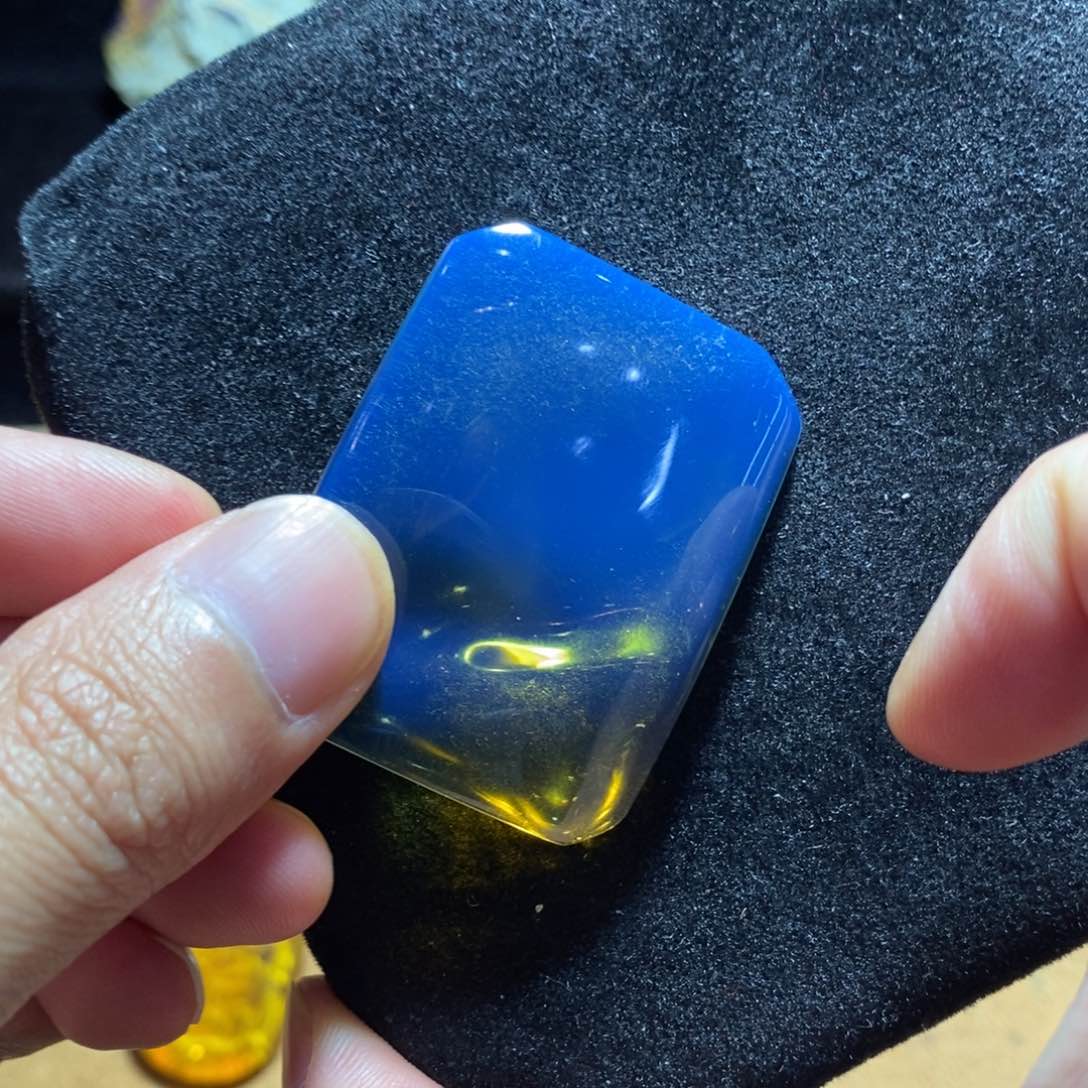 未镶嵌琥珀裸石多米尼加蓝珀