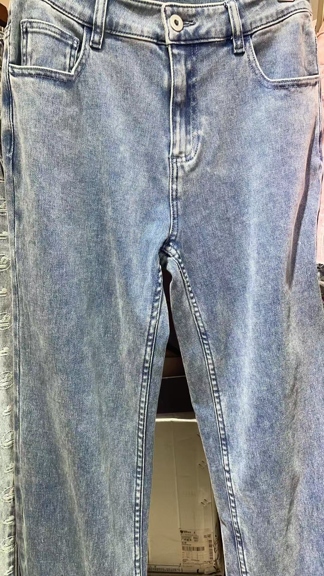 [富贵] 时尚女休闲潮流百搭修身牛仔裤ZK318