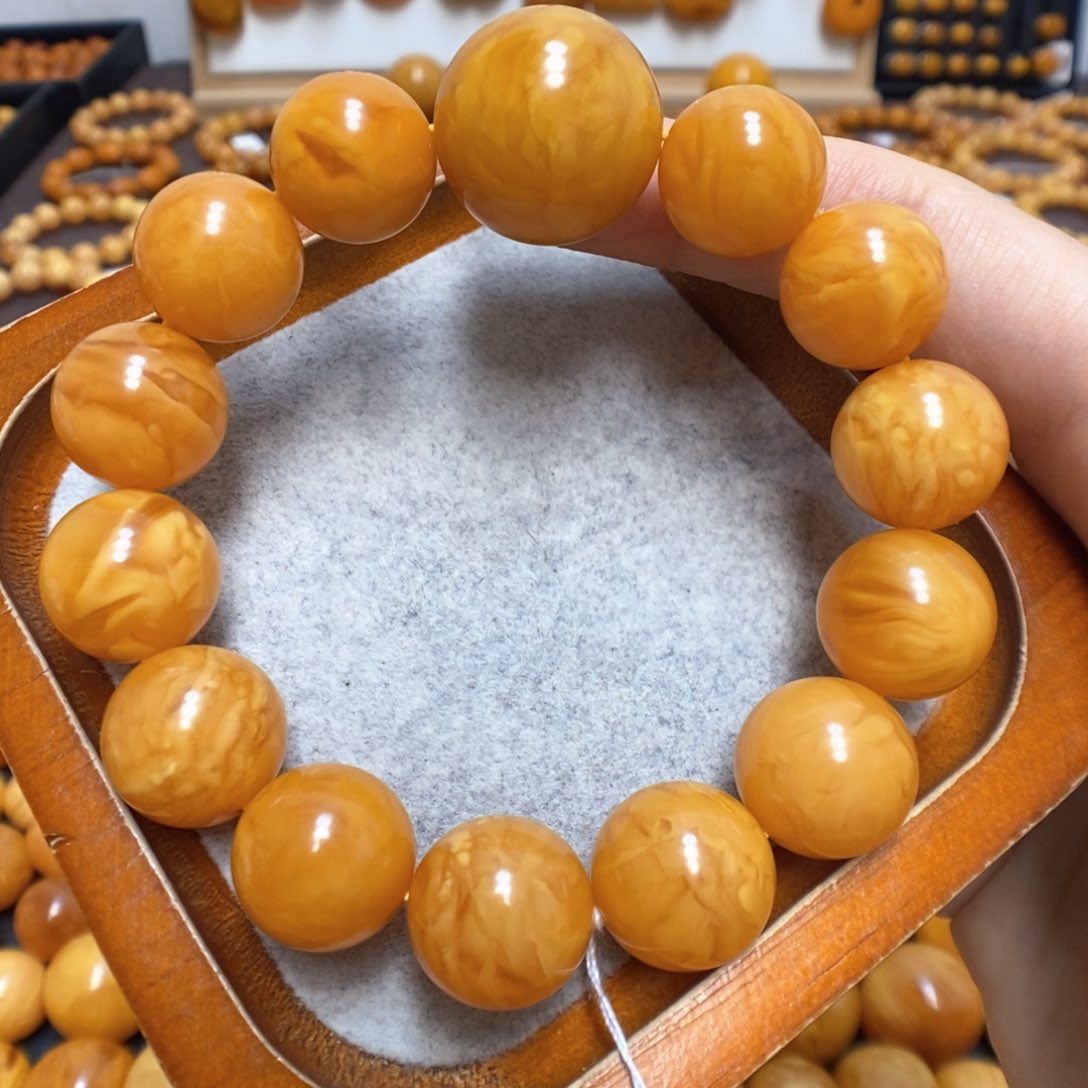 蜜蜡手链未镶嵌蜜蜡