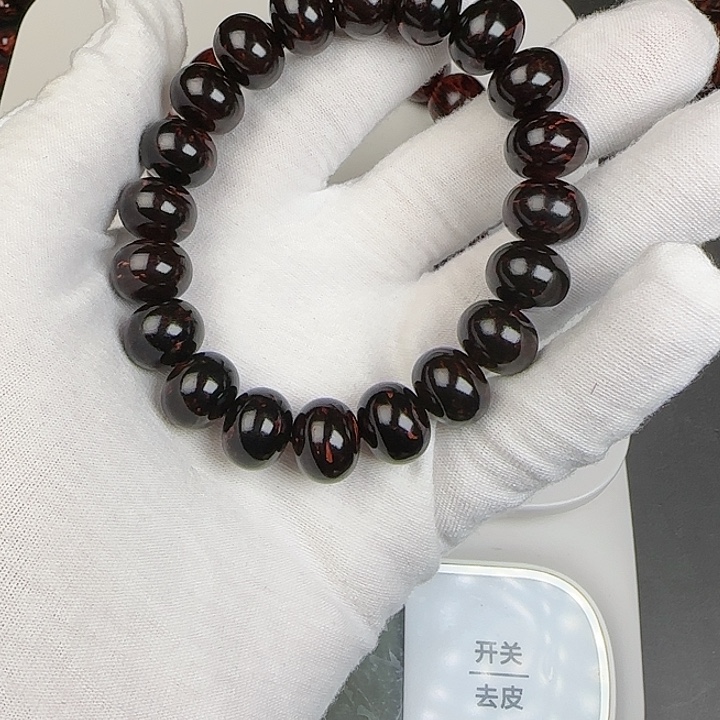 降真香手串/手链黑金高货算盘珠