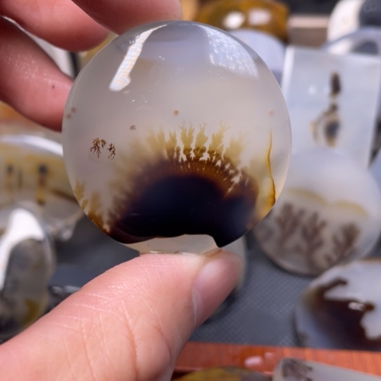 玛瑙/玉髓吊坠(不含链)未镶嵌