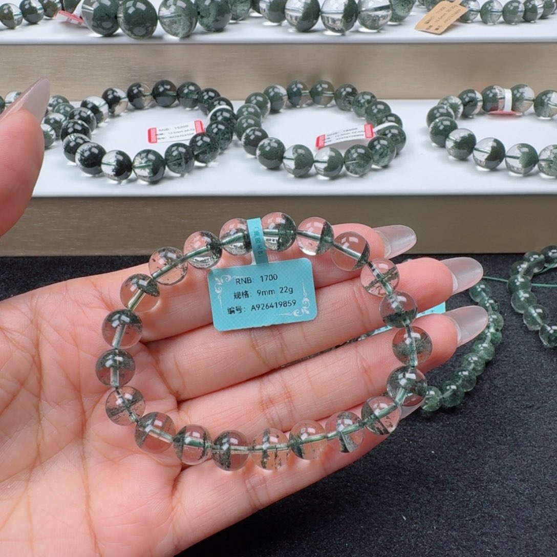 水晶手链未镶嵌?****娃天然