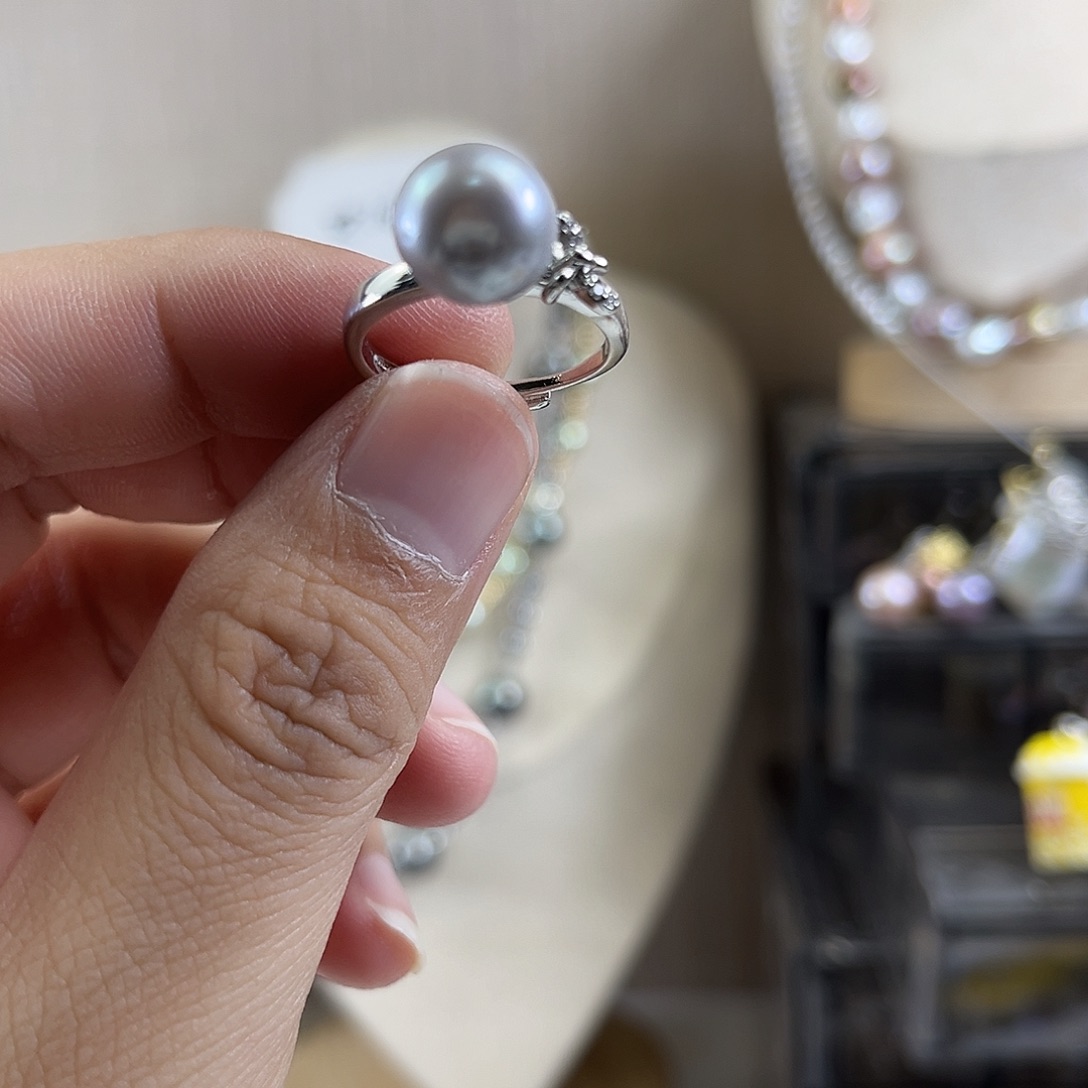 淡水珍珠戒指未镶嵌【纯恬】
