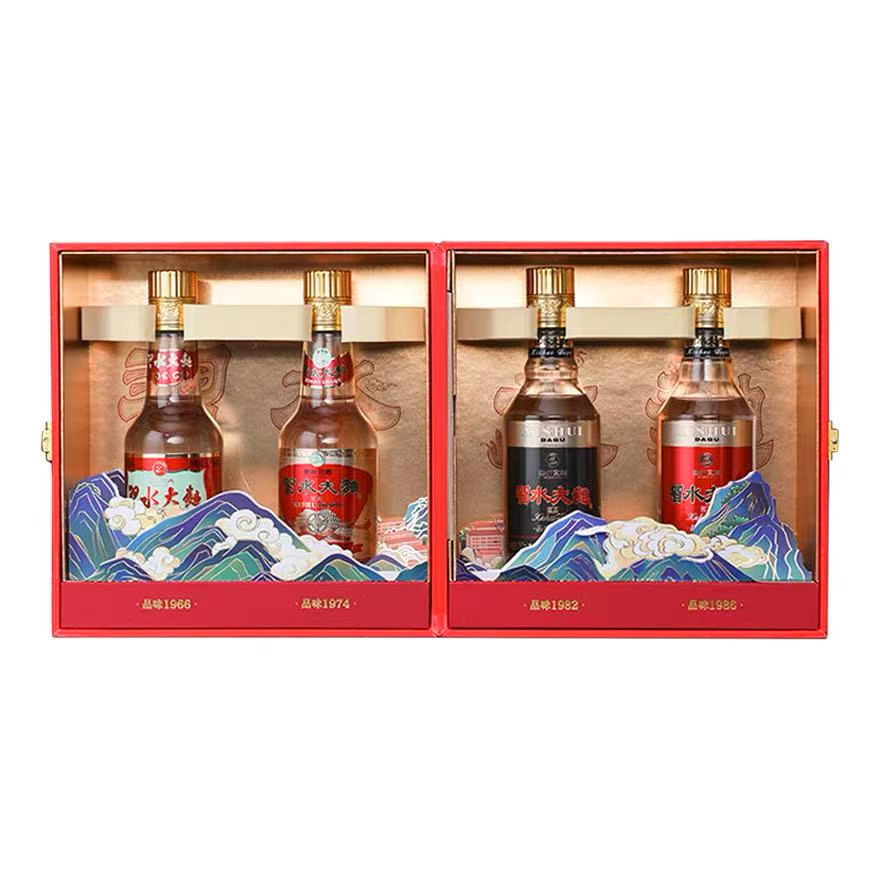 习酒习水大曲经典套装礼盒52度250ml*4