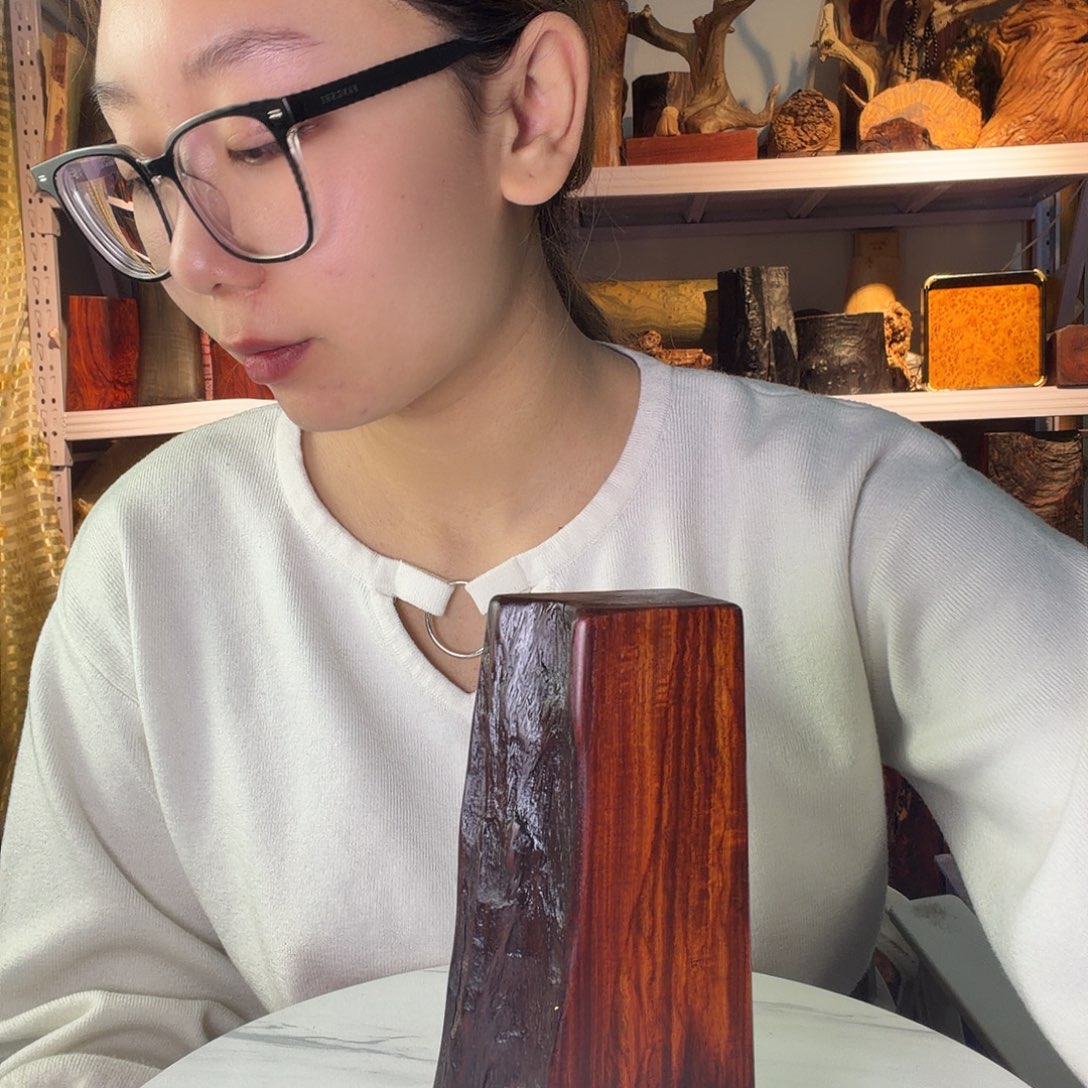 紫檀木类端景台格***9