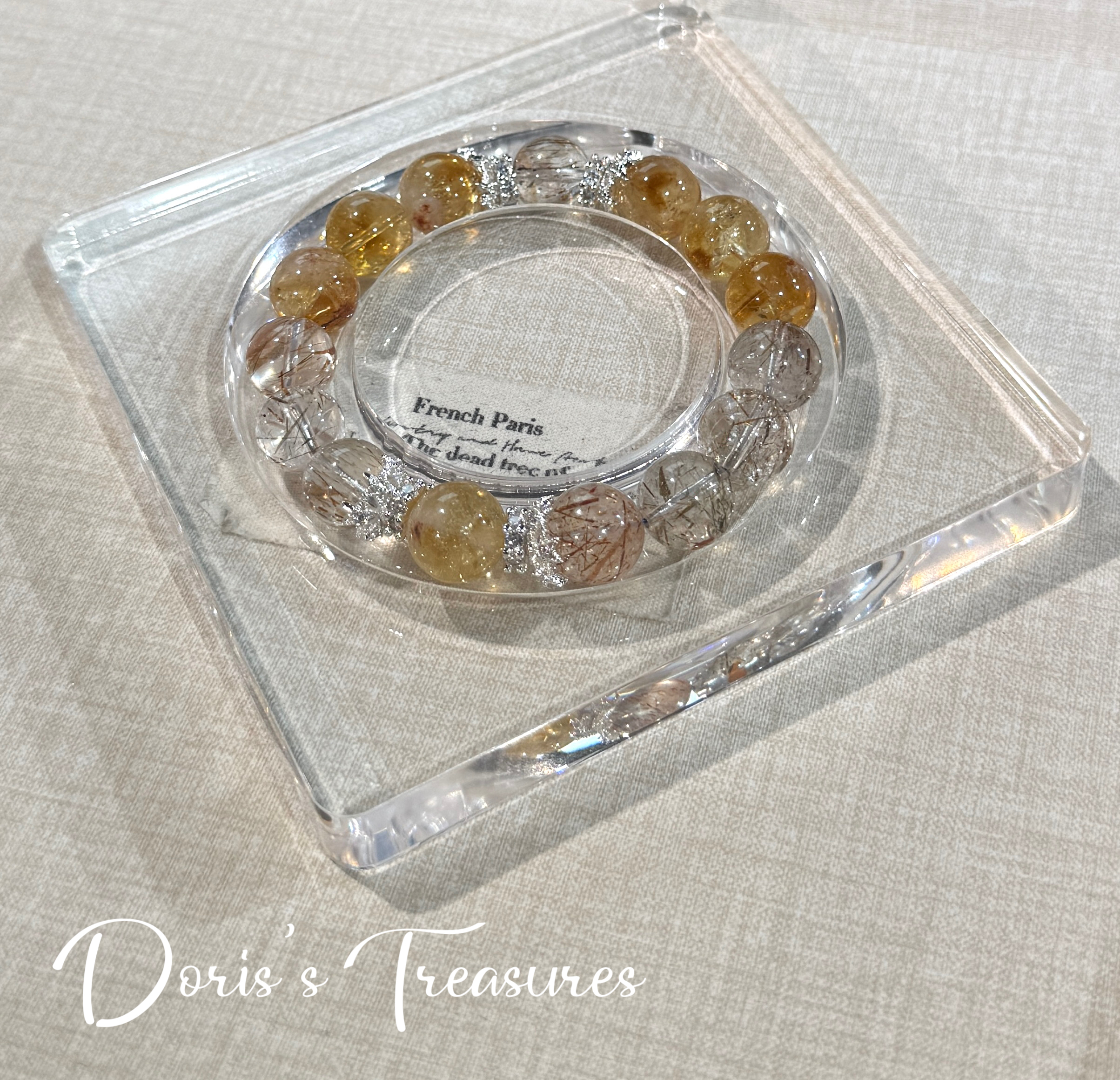 【黑金黄水pro】水晶手串 精致气质多样性发一颜色微差