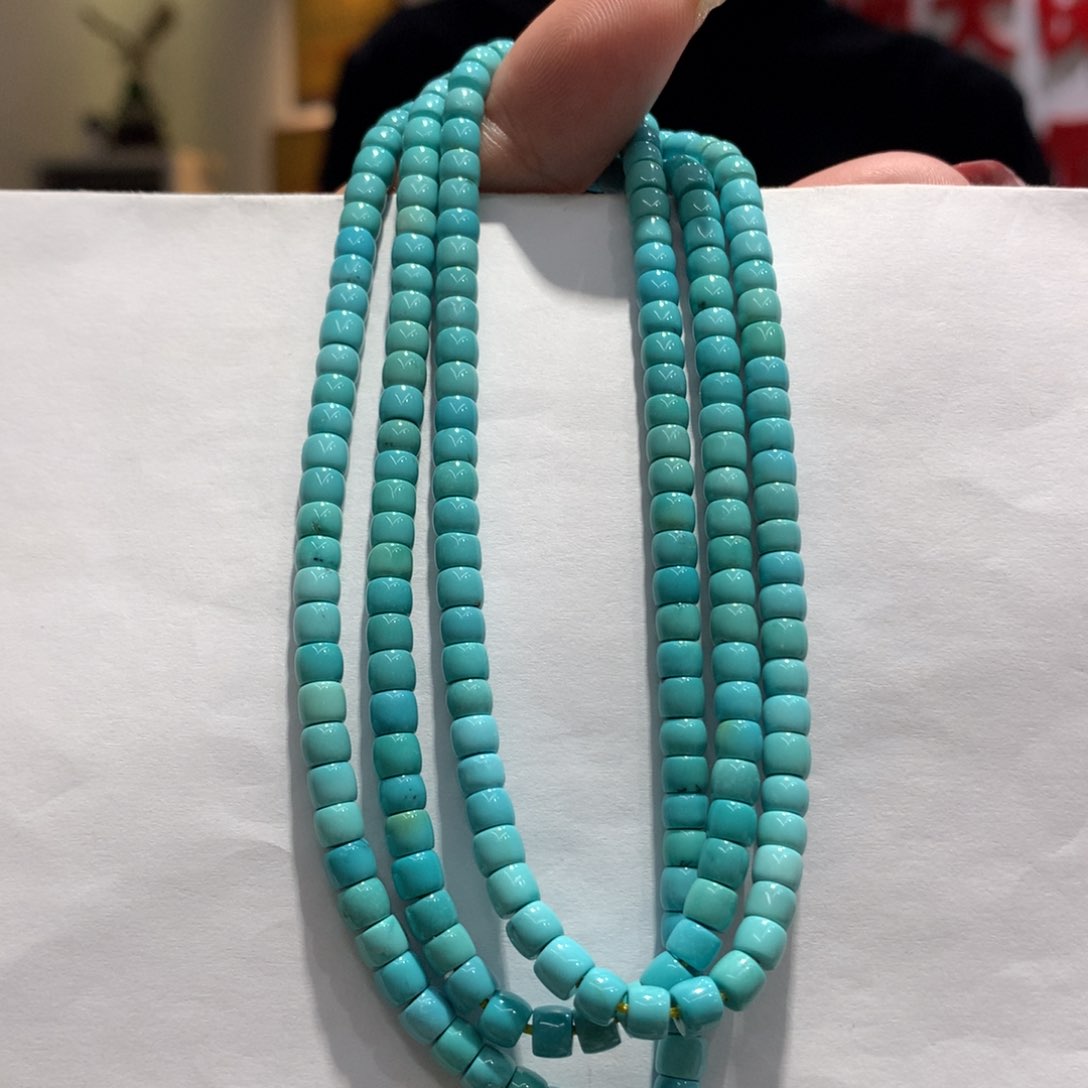 绿松石长链未镶嵌