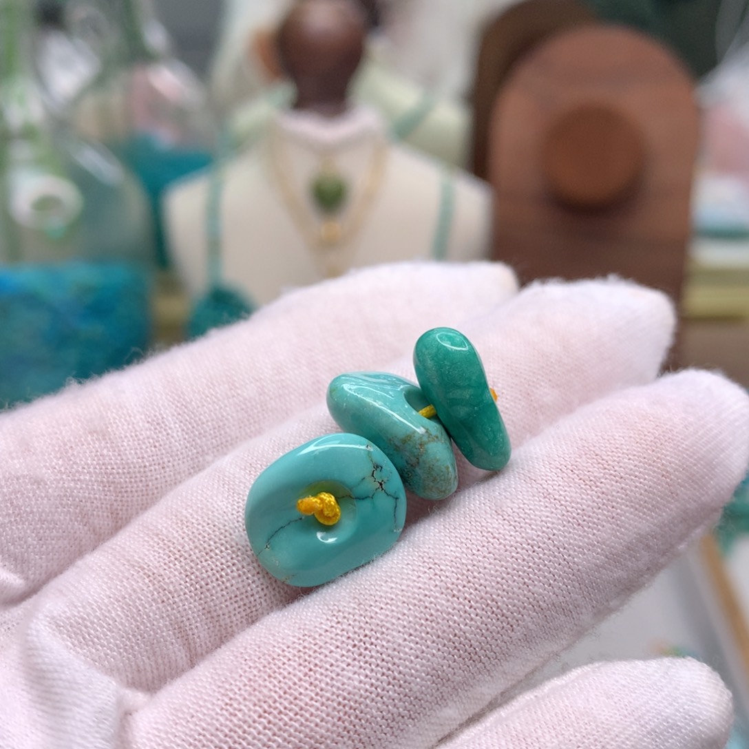 绿松石未镶嵌配饰