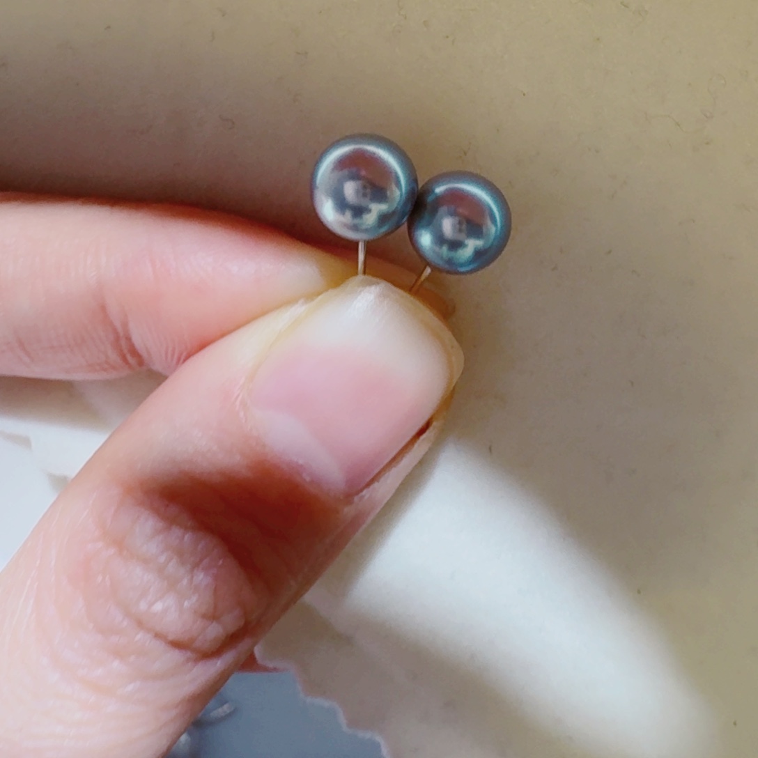 海水珍珠耳饰18K金镶嵌599